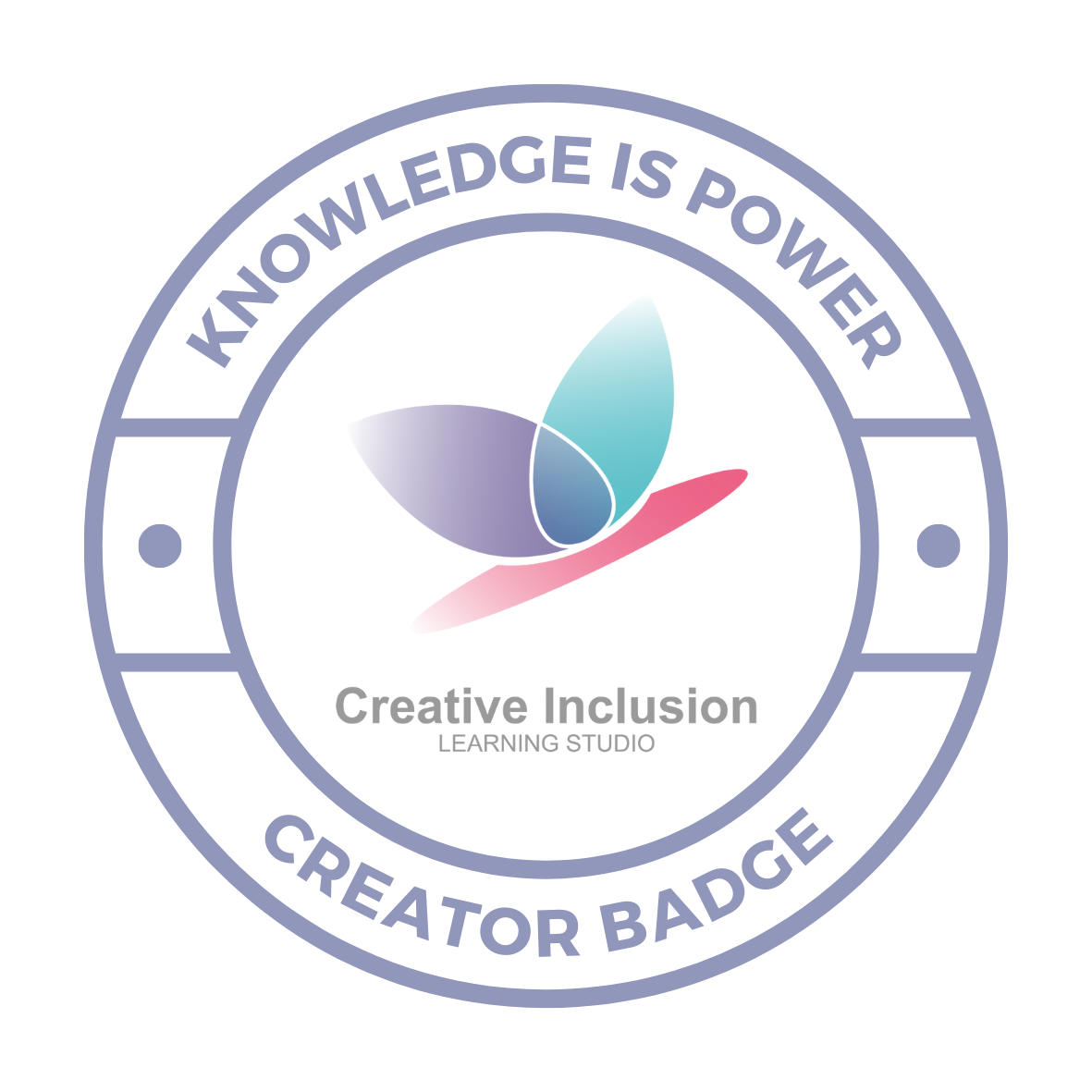 Creative Inclusion - C+Knowledge is Power Creators Badge
