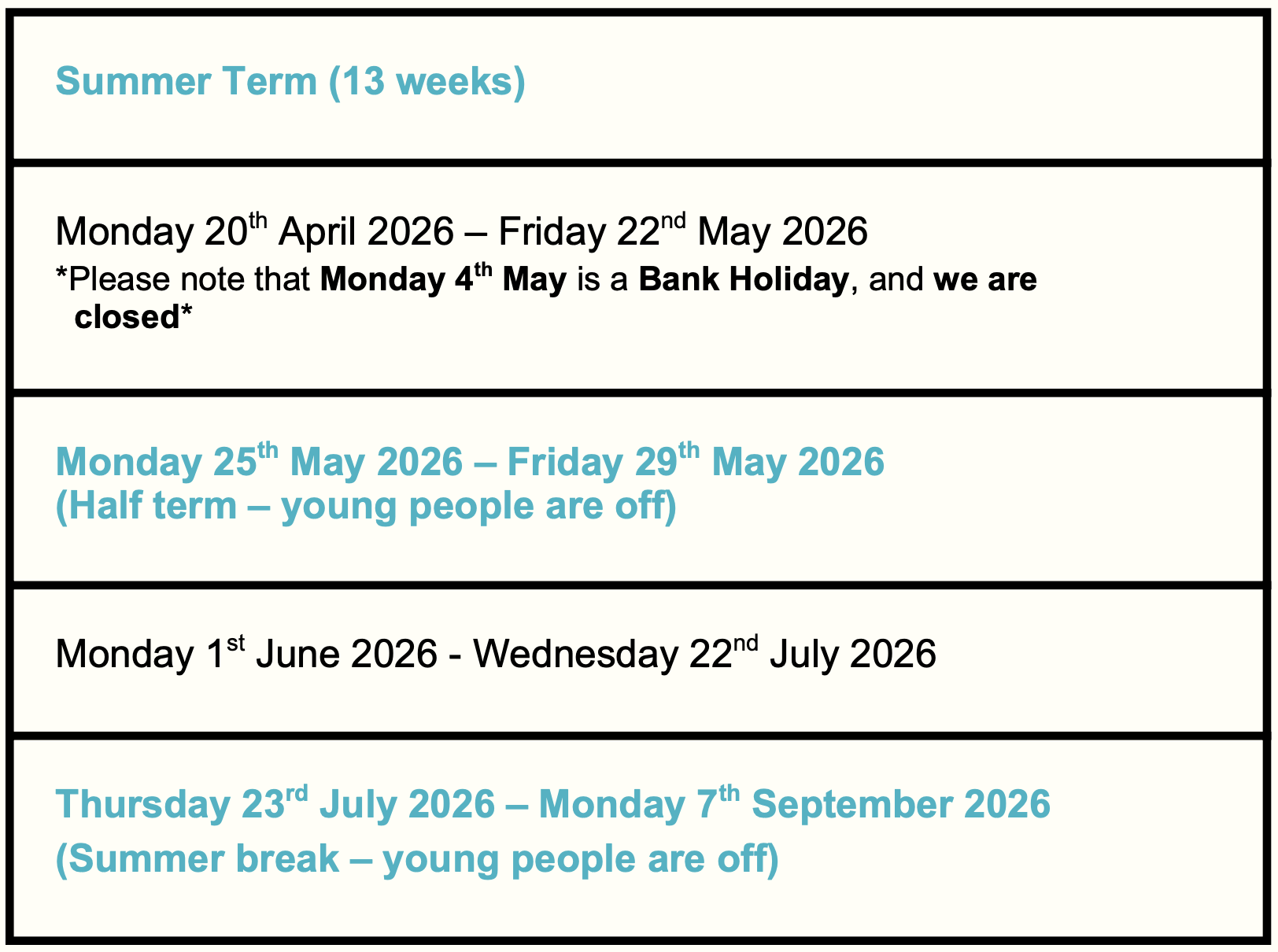 2025-26 SummerTerm New